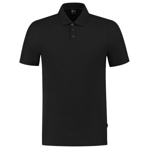 Poloshirt Fitted Rewear zwart Mt 2XL product photo
