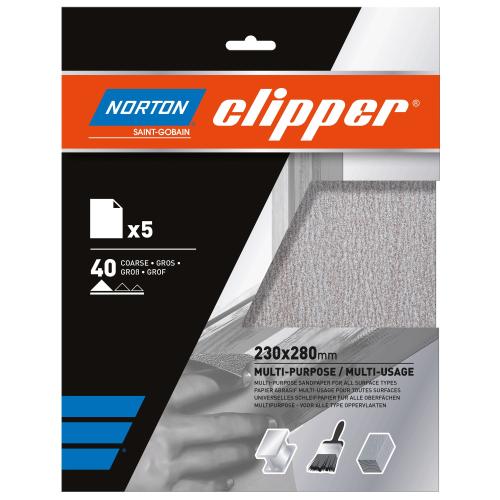 Schuurvellen multi purpose 230x280mm P40 5st product photo