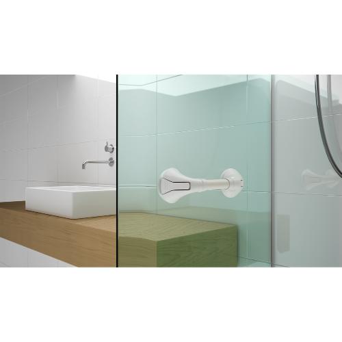 Wandbeugel Zuignap kunststof wit RAL9010 300x105mm product photo https://media.isero.nl/Isero-IseroNL-Site/images/L/2196057_3.jpg L