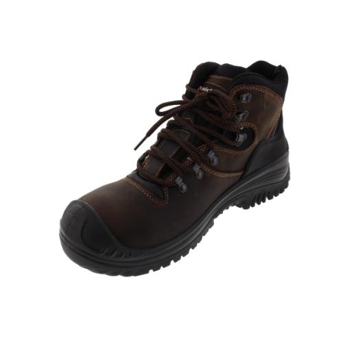 Sixton veiligheidsschoenen Stelvio S3 hoog bruin kruipneus maat 43 product photo