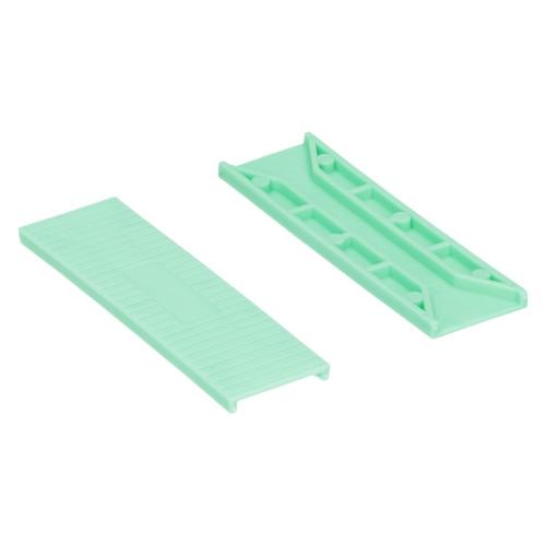 Beglazingsblokje kunststof met tunnel zak 100st groen 30x5mm product photo