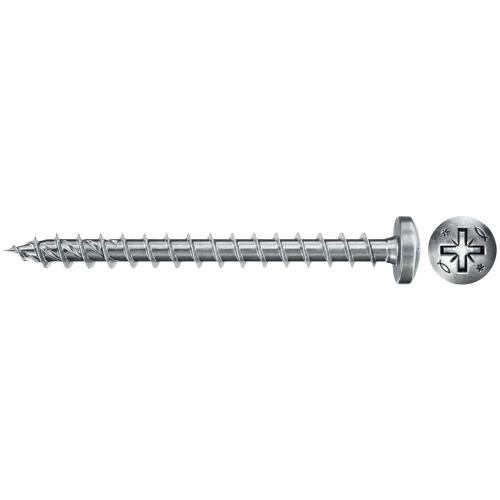 Spaanplaatschroef Power-Fast II 6.0x40 PZ bolkop voldraad bl FPF II PZF product photo