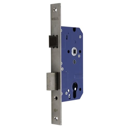 Noxxa veiligheidsdag- en nachtslot - SKG2 - rechthoekige rvs voorplaat 238x25mm - PC72 - doornmaat 50mm - DIN links product photo