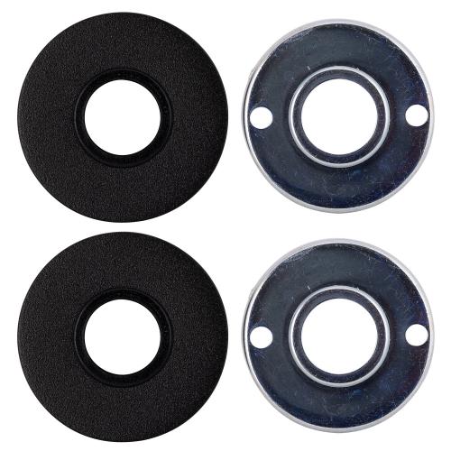 Noxxa geperst aluminium krukrozet rond 51mm - kleur zwart RAL 9005 product photo