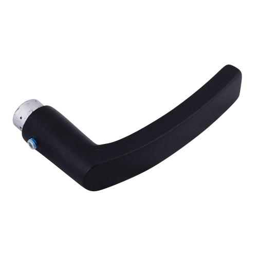 Noxxa aluminium deurkruk 1212 blokmodel - kleur zwart RAL 9005 - gatdeel product photo