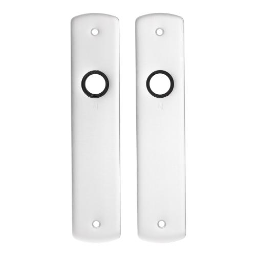 Noxxa geperst aluminium kortschild 200x42mm - curve - kleur F1 mat - uitvoering blind product photo