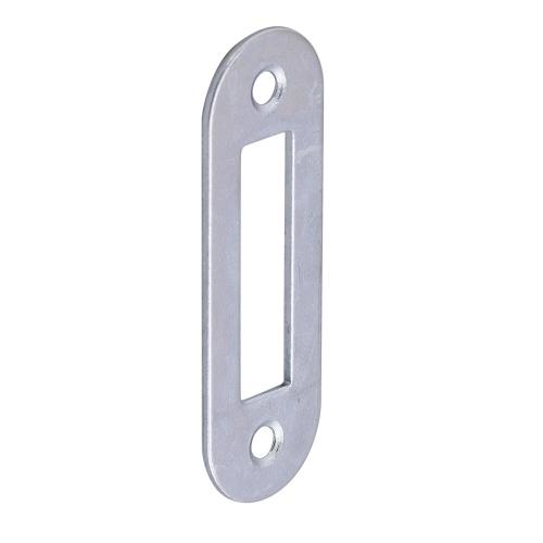 Noxxa afgeronde staal verzinkte sluitplaat 71,5x23,5mm voor binnendeurslot - kastslot - DIN links/rechts product photo