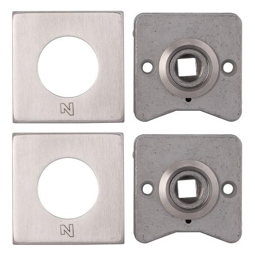 Krukrozet SDC RVS vierkant verdekt geveerd geborsteld 53x10mm product photo