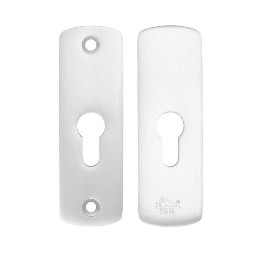 Noxxa SKG3 aluminium veiligheidscilinderrozet 125x40mm - curve - kleur F1 mat - deurdikte 38/60mm product photo