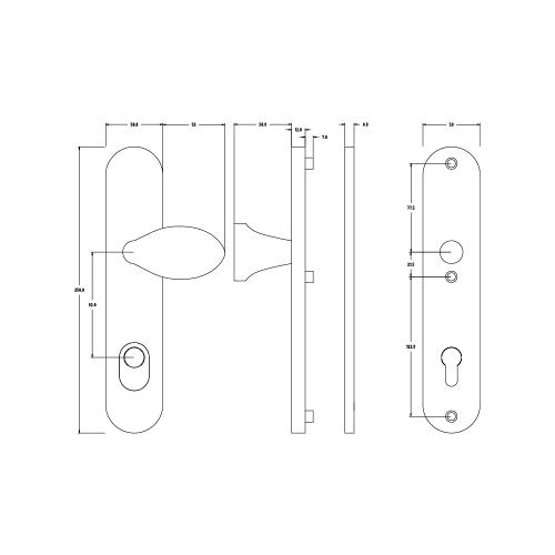 Noxxa veiligheidsgarnituur rond F1 - 250x50mm PC92 DD. 48-62mm - met kerntrekbeveiliging SKG*** product photo https://media.isero.nl/Isero-IseroNL-Site/images/L/2222010_5.jpg L