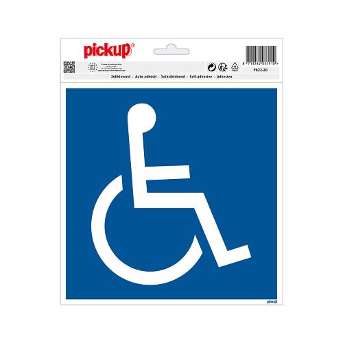 Sticker Toegankelijk voor rolstoel 200x200 mm product photo