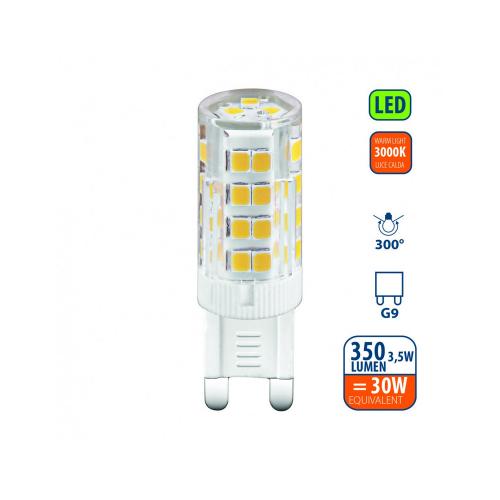 LED inbouwspot helder GU 9 (SMD LED Bulb) blister 1stuks3.5w 300 lumen 3000K product photo