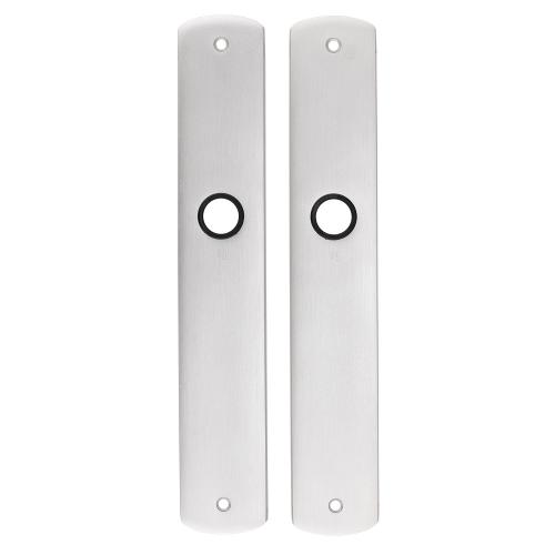 Noxxa gegoten aluminium langschild 270x46mm - curve - kleur F1 mat - uitvoering blind product photo