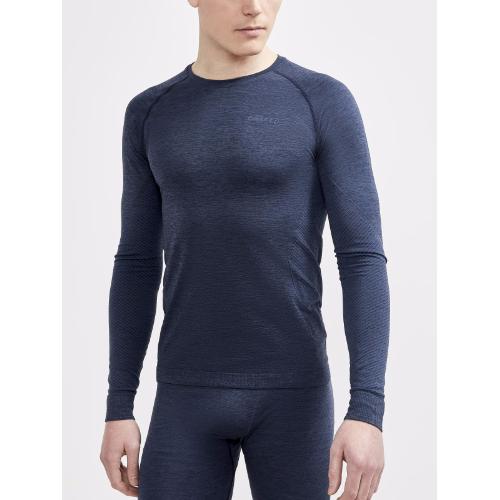 Ondershirt heren Core dry active comfort lange mouw zwart Mt M product photo