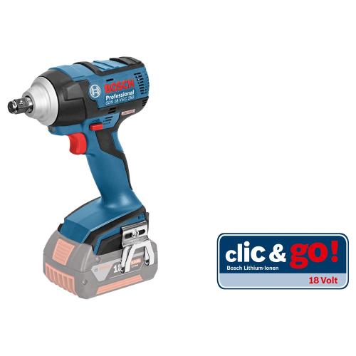 Bosch Accu-slagmoersleutel 1/2 250Nm 18.0V body GDS 18 V-EC 250 product photo