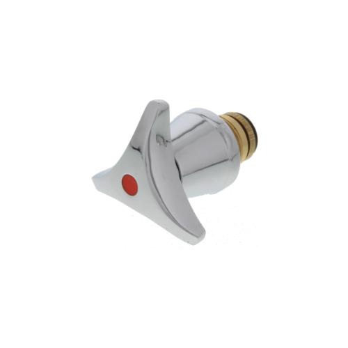 Kraanbovendeel 1/2 trecorn-greep rood/warm product photo