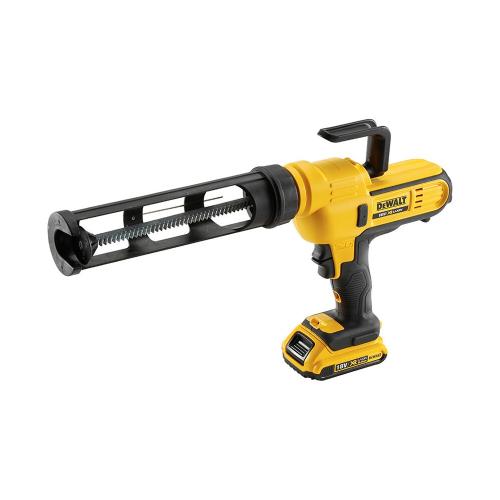 DeWalt accu-lijm- en kitspuit voor kokers 18.0V 1x2.0Ah DCE560D1-QW product photo