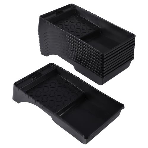 Verfbak zwart kunststof stapelbaar klein product photo