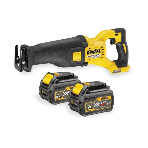 DeWalt accu-reciprozaagmachine 54.0V 2x6.0Ah in TSTAK koffer DCS388T2-QW product photo