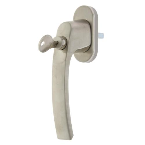 Raamkruk gma basic afsluitbaar nr.1845 Rvs-look stift 7x32mm product photo