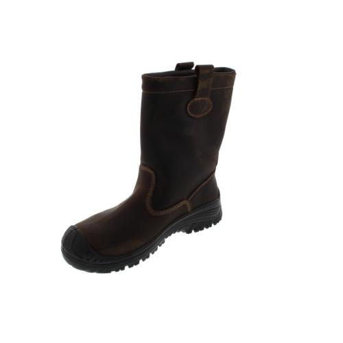 Sixton veiligheidslaarzen Montana S3 gevoerd kruipneus bruin maat 43 product photo