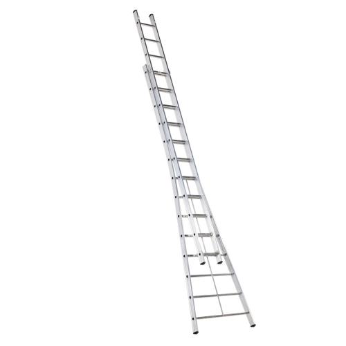 Opsteekladder 2 delig uitgebogen vierkante sport 4.08-7.65 Kibo 2x14 treden (17.5Kg) product photo