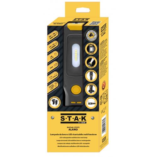 Zaklamp LED met spotlight oplaadbaar li-ion accu 2200mAh 3.7v 350 + 100 Lumen IP20 product photo https://media.isero.nl/Isero-IseroNL-Site/images/L/2260018_3.jpg L