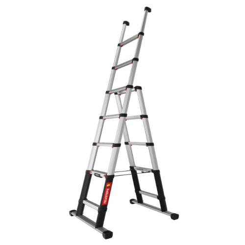 Telescoopladder 8+6 treden max 2.3m ( gewicht 15.0kg ) Combi Line max lengte 2.3m product photo