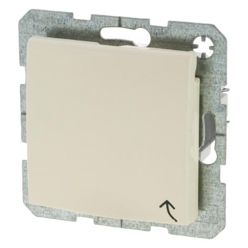 Wandcontactdoos inbouw 1-voudig met klep en Ra polarwit Serie S1 product photo