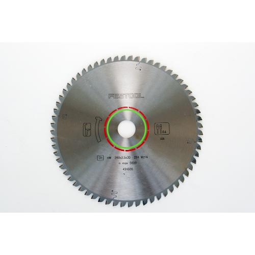 Festool cirkelzaagblad 260x30mm WZ/FA 64 tanden hout product photo