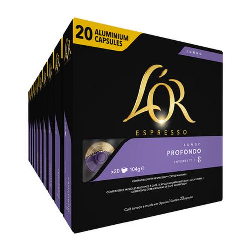 Koffiecups L'Or Douwe Egberts Espresso Profondo Doos à 20 capsules product photo https://media.isero.nl/Isero-IseroNL-Site/images/L/2266949_1.jpg L