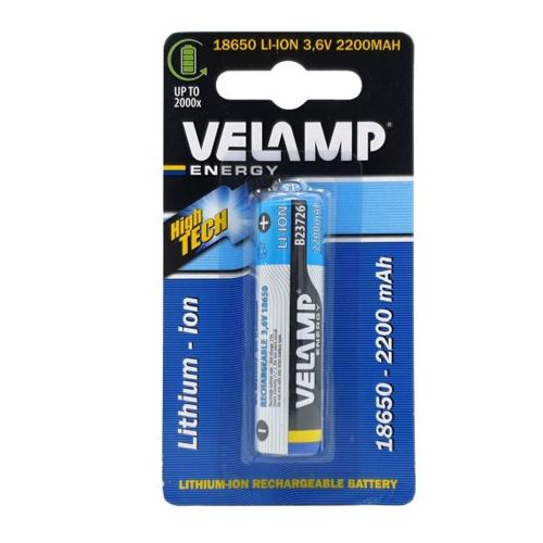 Accu lithium-ion los voor oa oplaadbare zaklampen 3.6v 2200mAh 18650 product photo