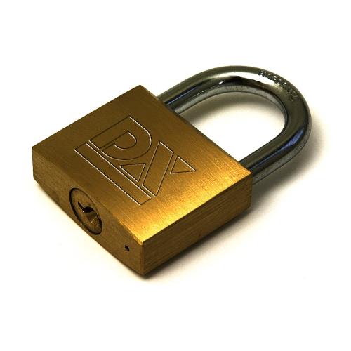 Hangslot mess. gelijk. ka1 40mm product photo