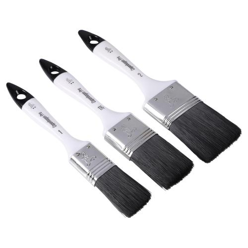 Kwastenset plat 2* maat 1-1 1/2- 2 acryl/alkyd verf 3-delig product photo