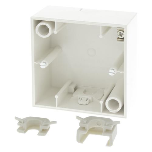 Hager Berker opbouwbak 1 voudig polar wit serie S1/R3 Ral 9010 los verpakt product photo