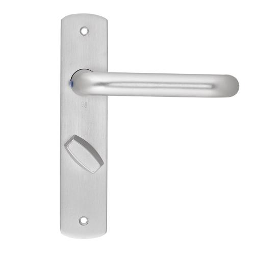 Noxxa vastdraaibare deurkruk 1408 op gegoten aluminium kortschild 200x42mm - curve - kleur F1 mat - uitvoering vrij en bezet 63/8 product photo https://media.isero.nl/Isero-IseroNL-Site/images/L/2295586_1.jpg L