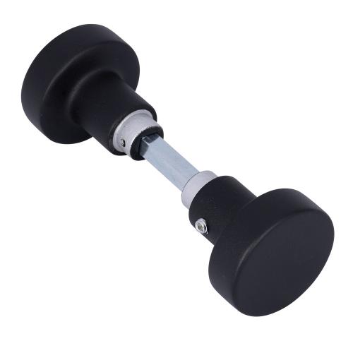 Noxxa aluminium knopkruk 1707 - kleur zwart RAL 9005 - deurdikte 38/52mm product photo