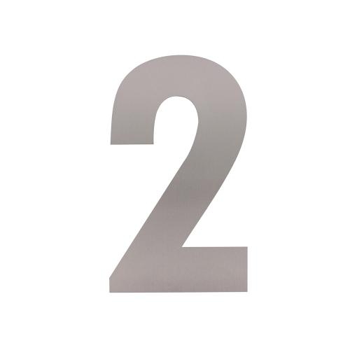 Huiscijfer RVS 300mm nummer 2 product photo