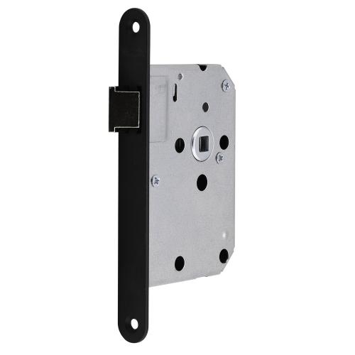 Noxxa loopslot - afgeronde zwart gelakte voorplaat 174x20mm - doornmaat 50mm - DIN links/rechts product photo