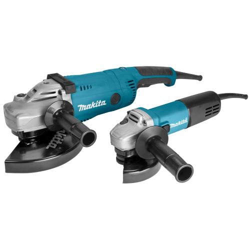 Makita Haakse slijpers 1x 230mm 2200W en 1x 125mm 840W GA9020R + 9558HNRG in doos 230V product photo