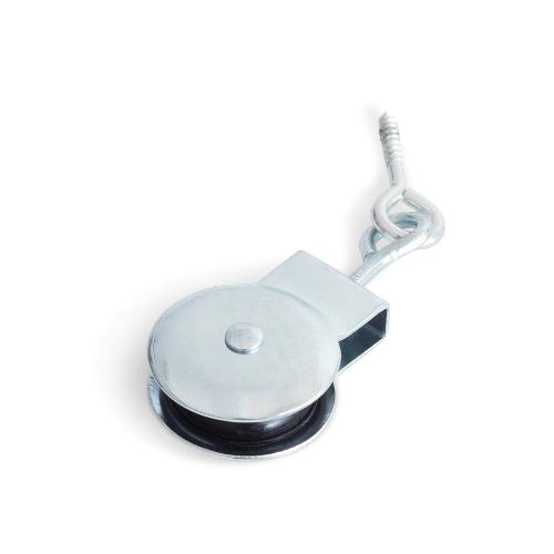 Markieskatrol schroefoog polyamide wiel verzinkt 32mm product photo