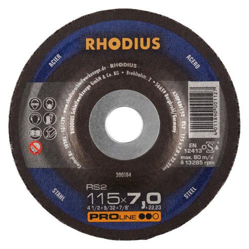 Afbraamschijf Rhodius 115x6x22mm metaal RS2 product photo