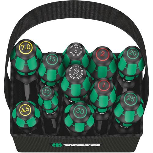 Wera schroevendraaierset 11-delig Philips-Pozidriv-Torx-Sleuf Kraftform Plus 2go 300 product photo https://media.isero.nl/Isero-IseroNL-Site/images/L/2322714_1.jpg L