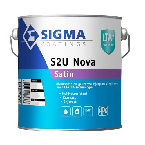 Sigma lakverf s2u nova satin 2,5l opgekleurd product photo