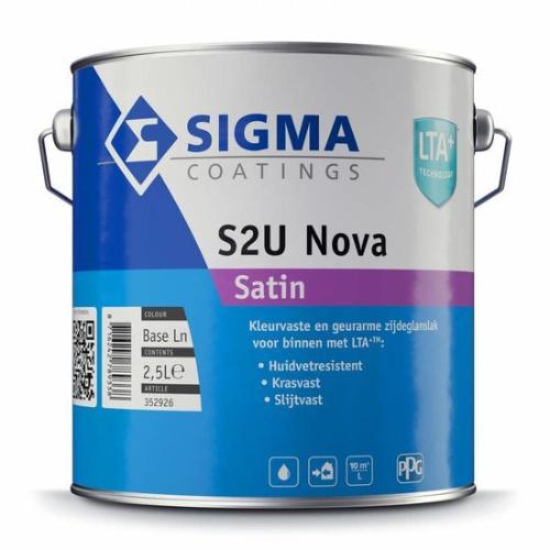 Sigma Lakverf S2U NOVA SATIN 2.5L RAL 9010 product photo
