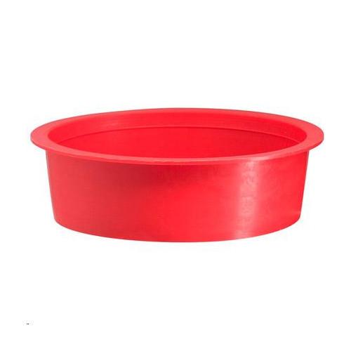 Speciedeksel PVC 40mm rood product photo