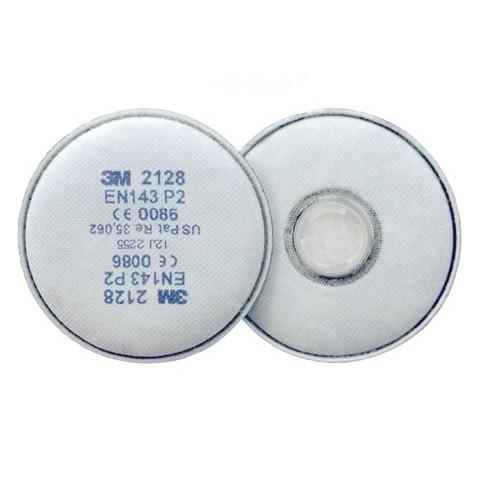 3M™ deeltjesfilter F2 R 2128 geschikt voor 3M™ 6000 & 7000-serie 1 paar product photo