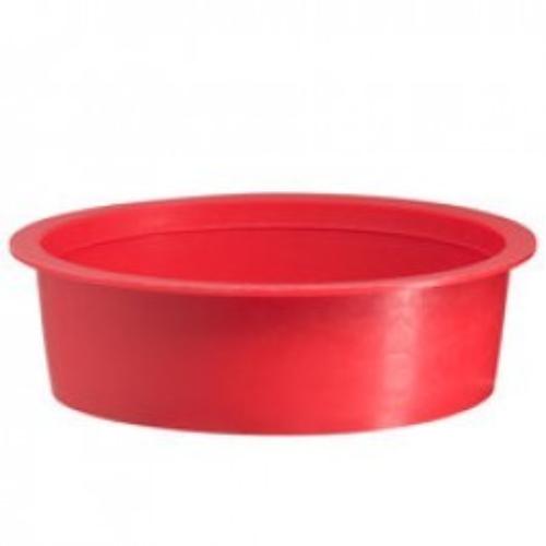 Speciedeksel PVC 75mm rood product photo