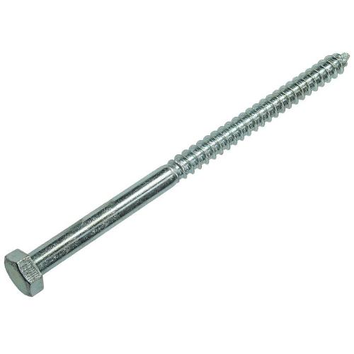 Houtdraadbout M10X240MM gegalvaniseerd staal DIN 571 product photo