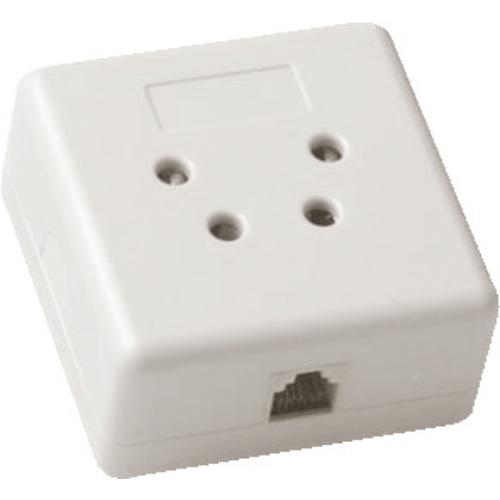 Isotel inzetplaat telefooncontactdoos basiselement met complete behuizing product photo